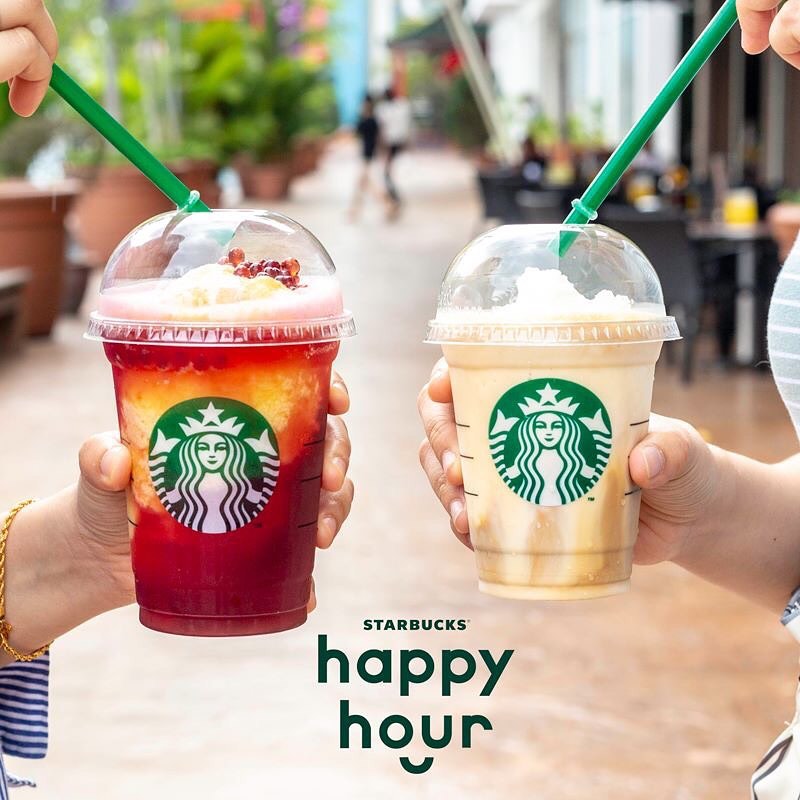 Starbucks happy hour promo