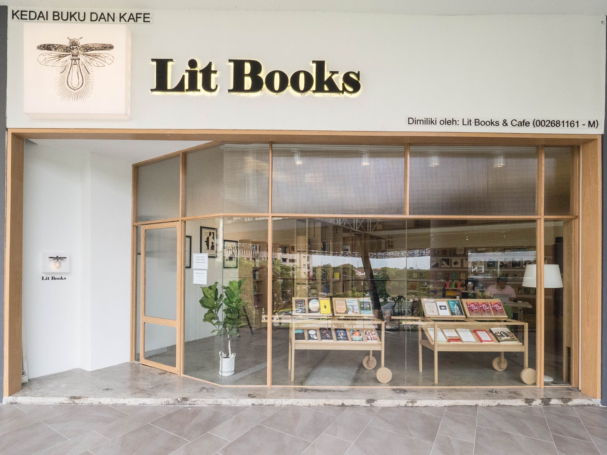 Store view of Lit Books