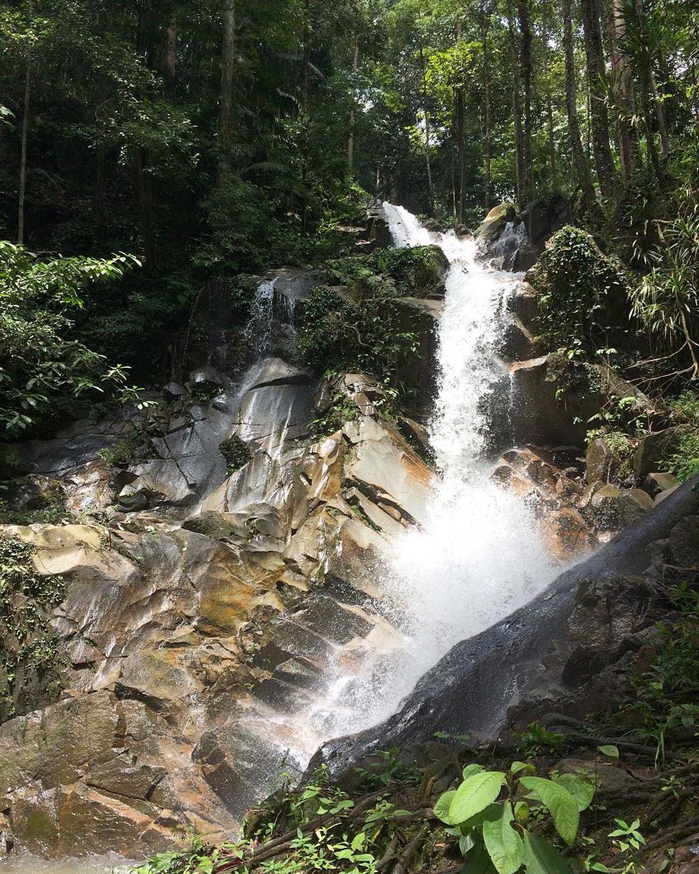 lata bukit hijau baling waterfall