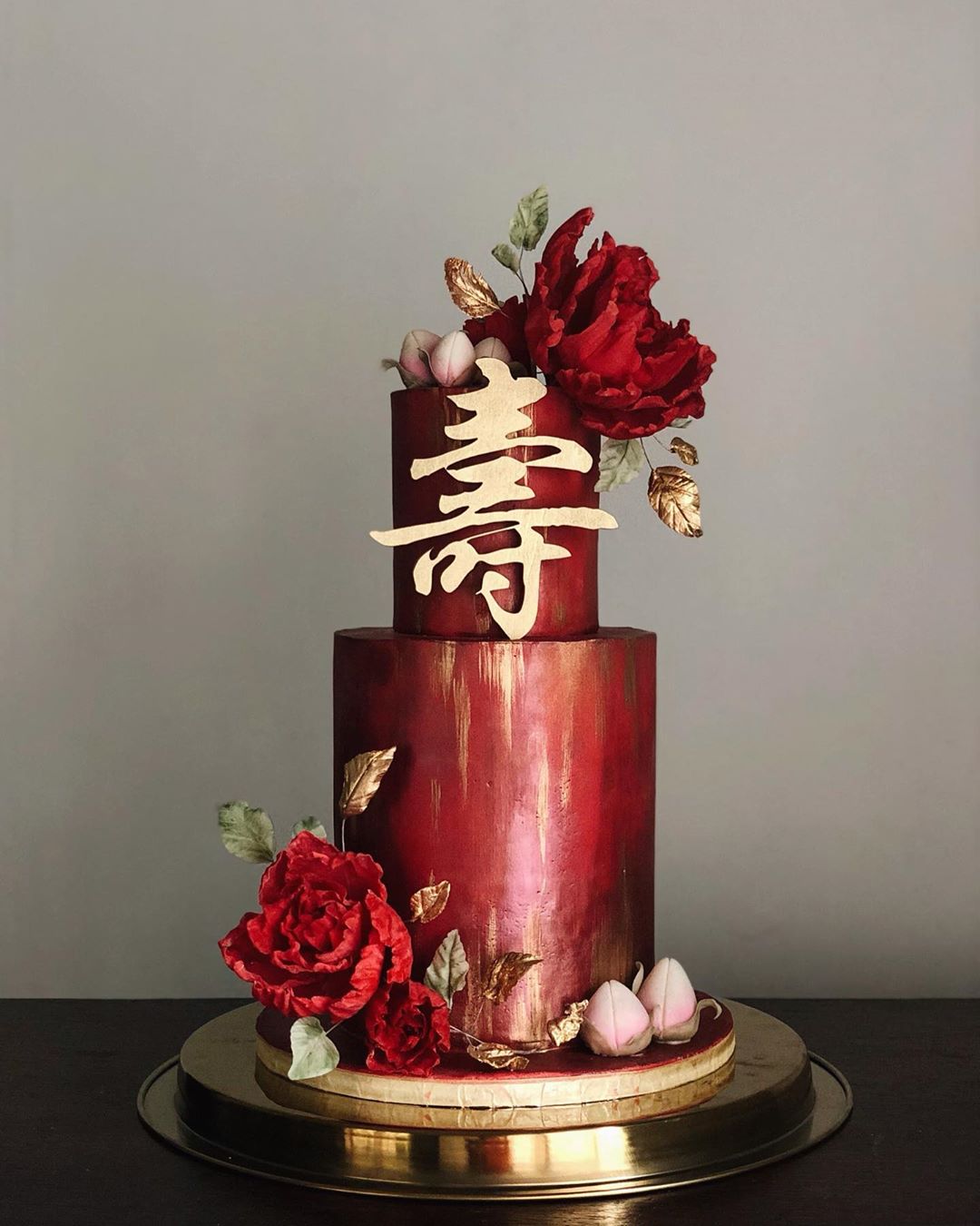 red chinese cake
