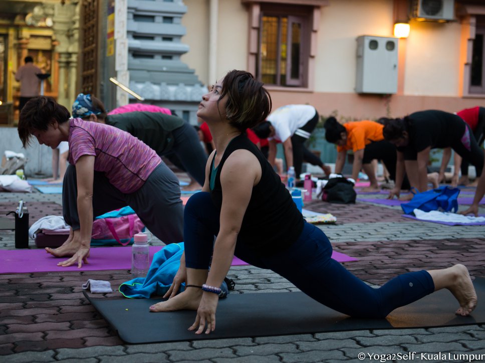 Surya Namaskar event