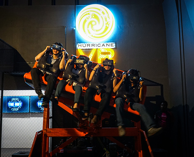 Hurricane VR ride