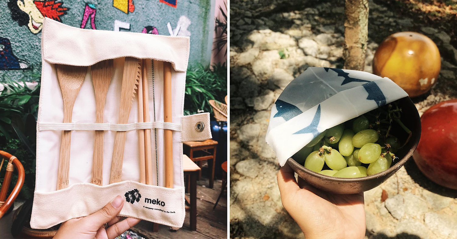 bamboo cultery + vegan foodwrap