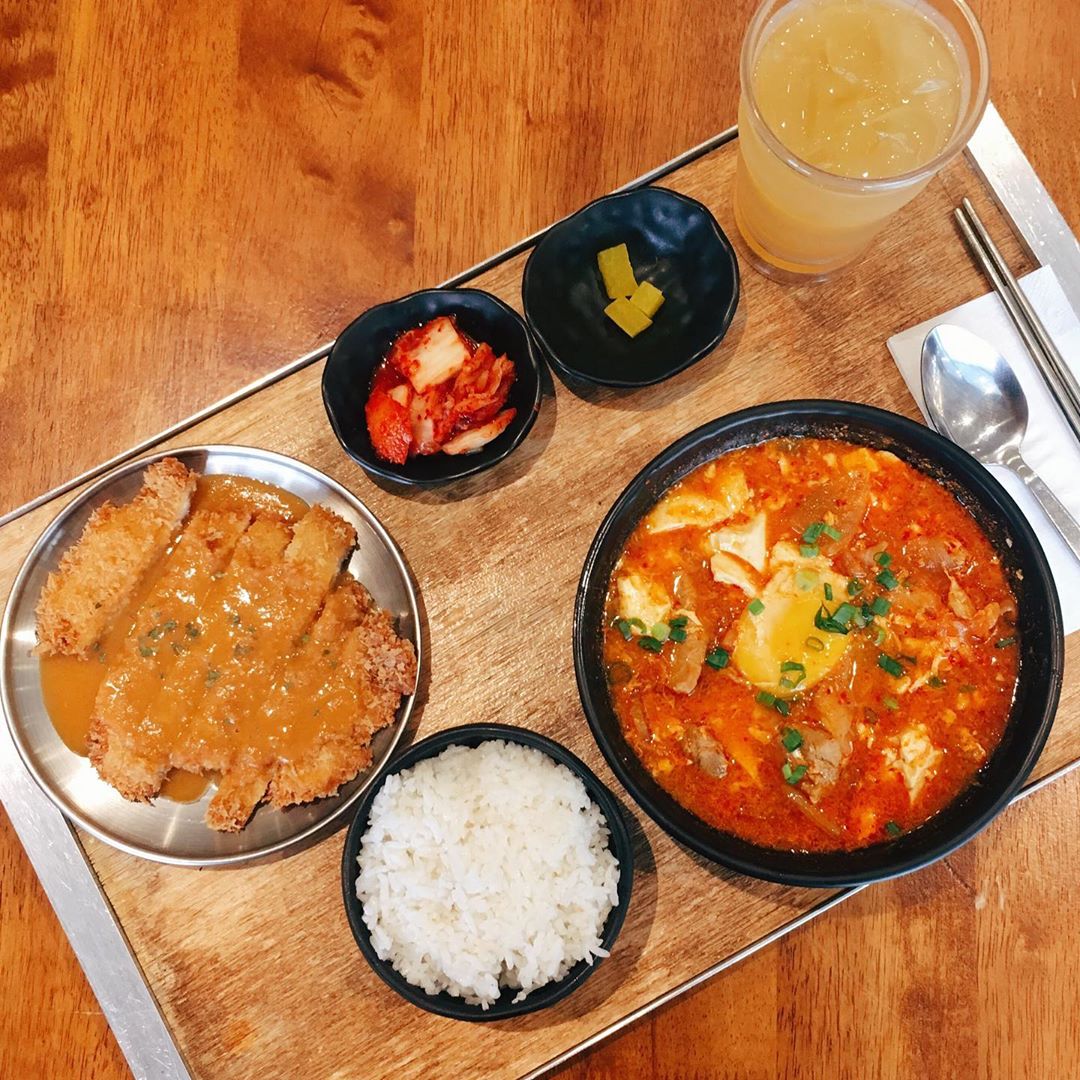 donkas + kimchi jiggae