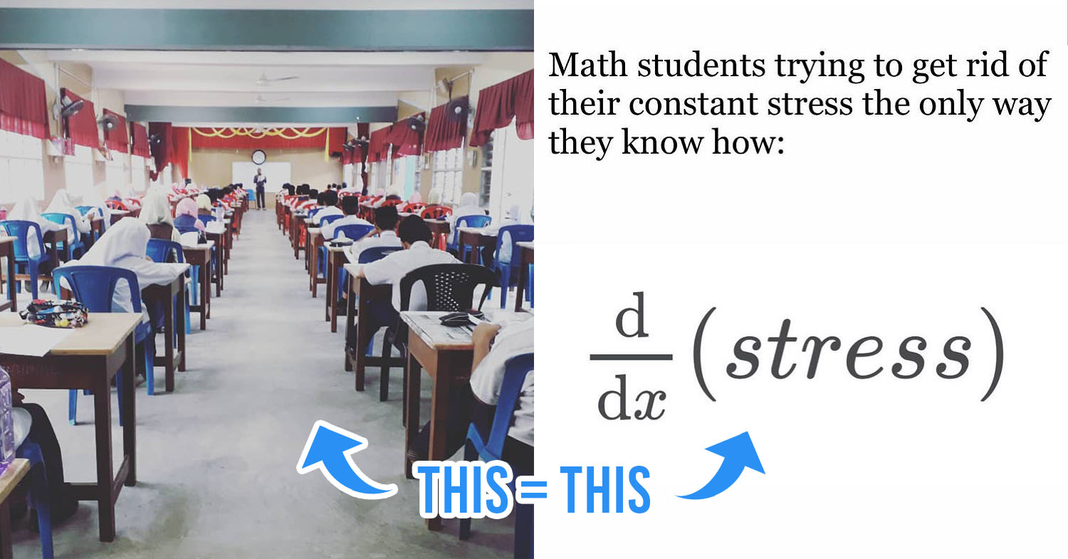 math student exam meme