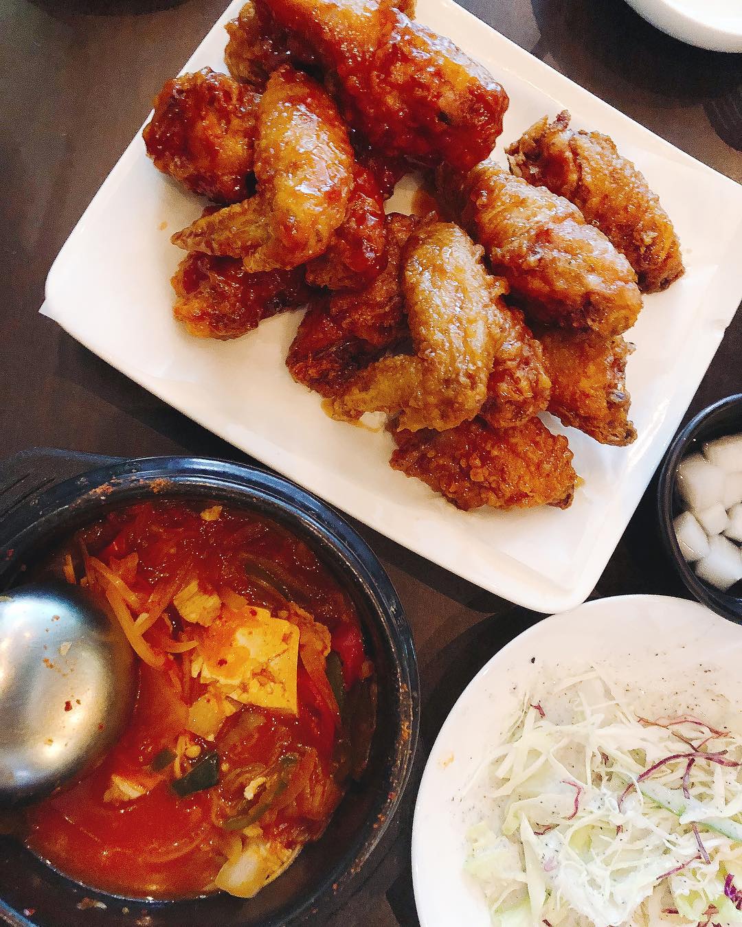 chicken and kimchi jiggae