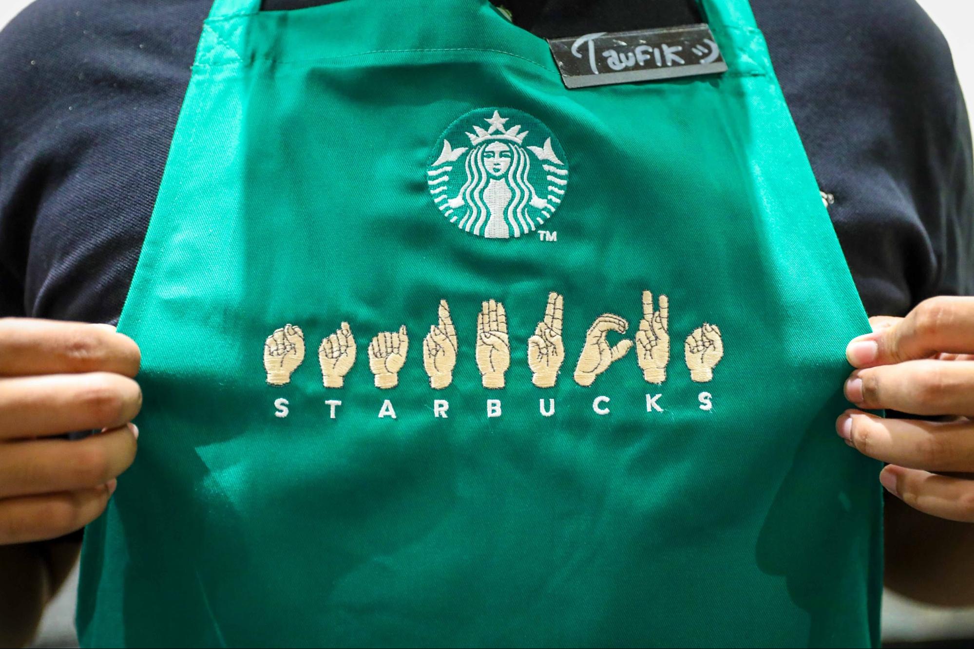 Starbucks Signing Store Apron
