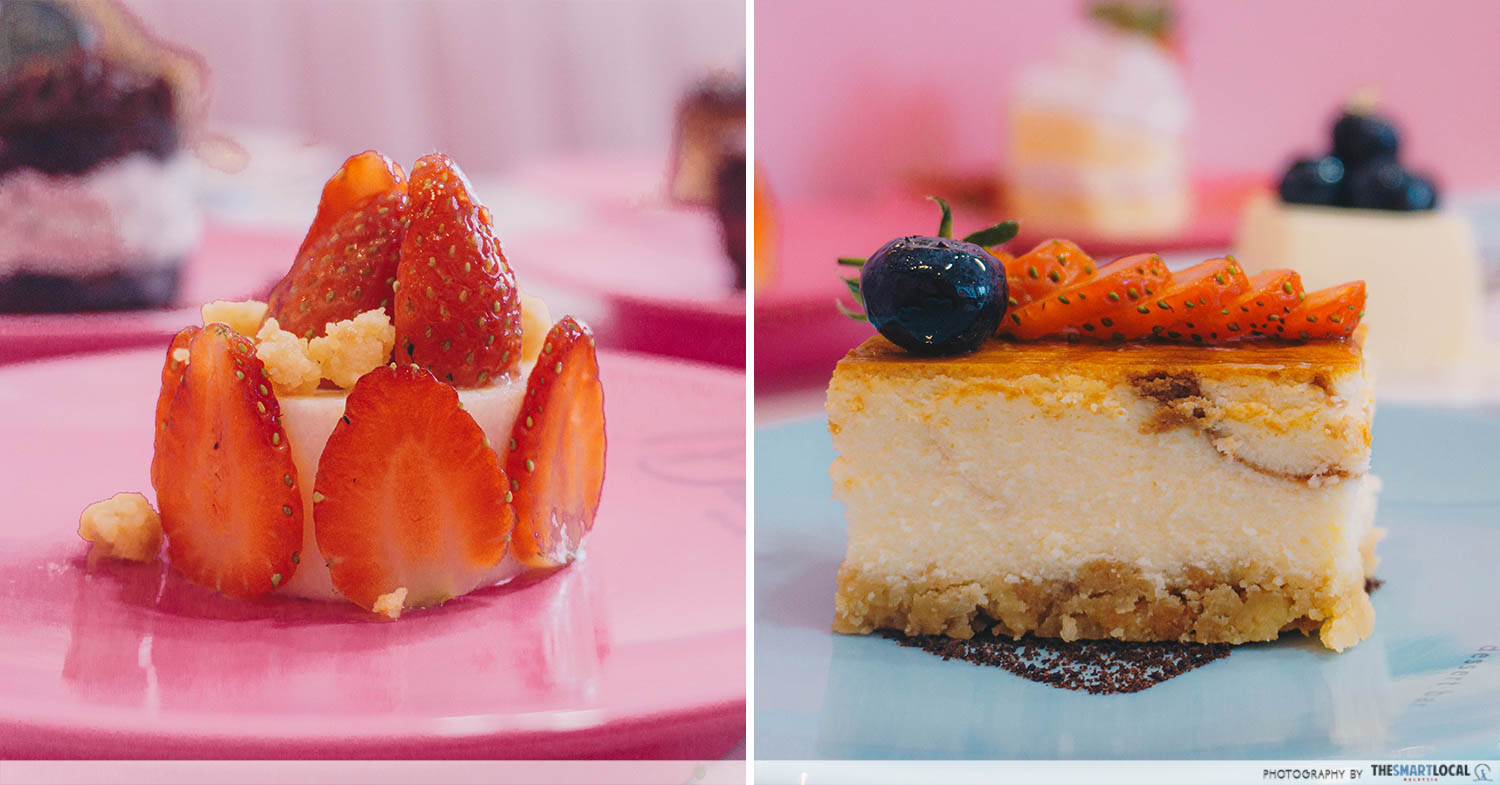 Cheesecakes collage