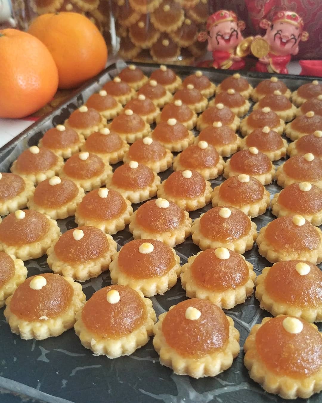 Popular CNY snacks in Malaysia - pineapple tarts