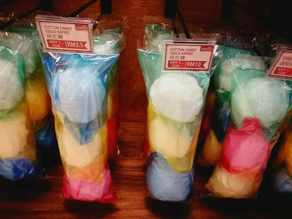 packet cotton candy (childhood snacks)