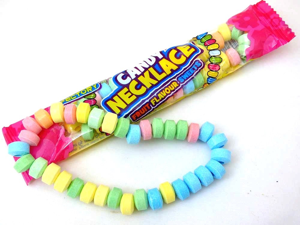 candy necklace (childhood snacks)