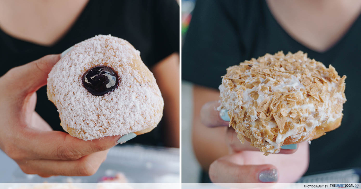 jam and nestum doughnuts