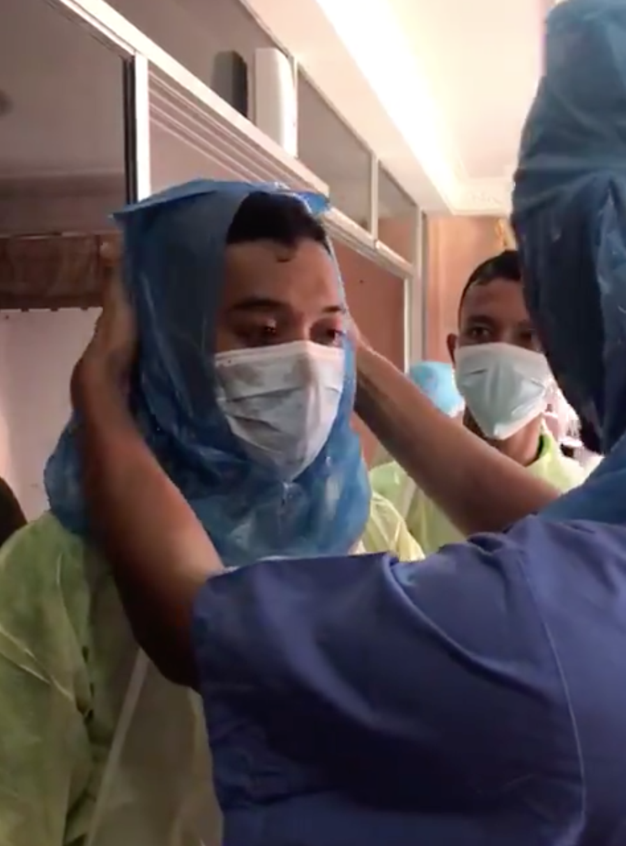 Kelantan Hospital DIY head covering