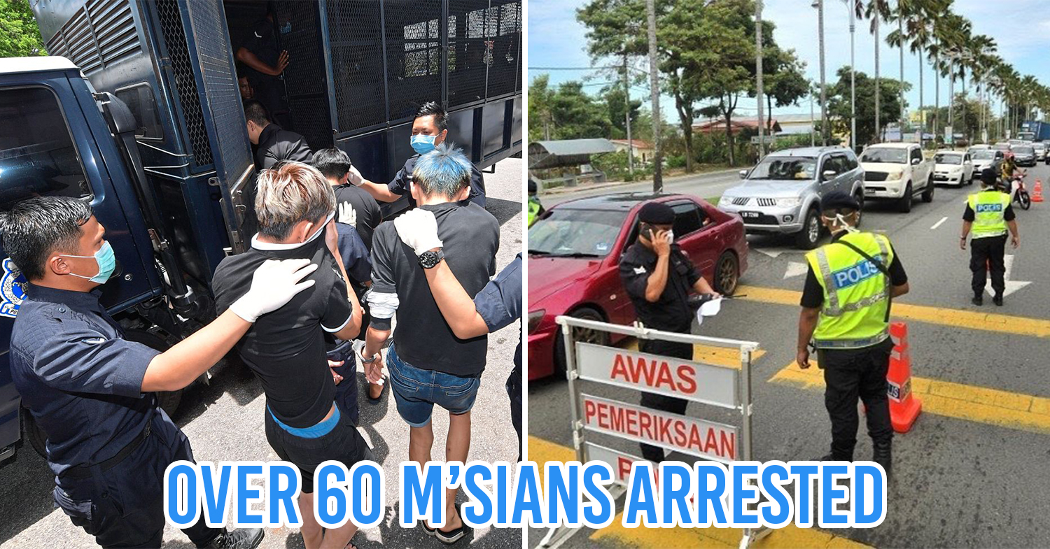 Malaysians arrested during MCO cover pic