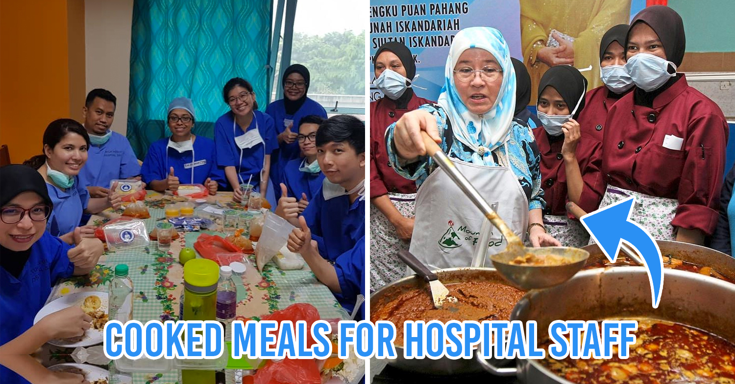 Free food hospital staff in Malaysia