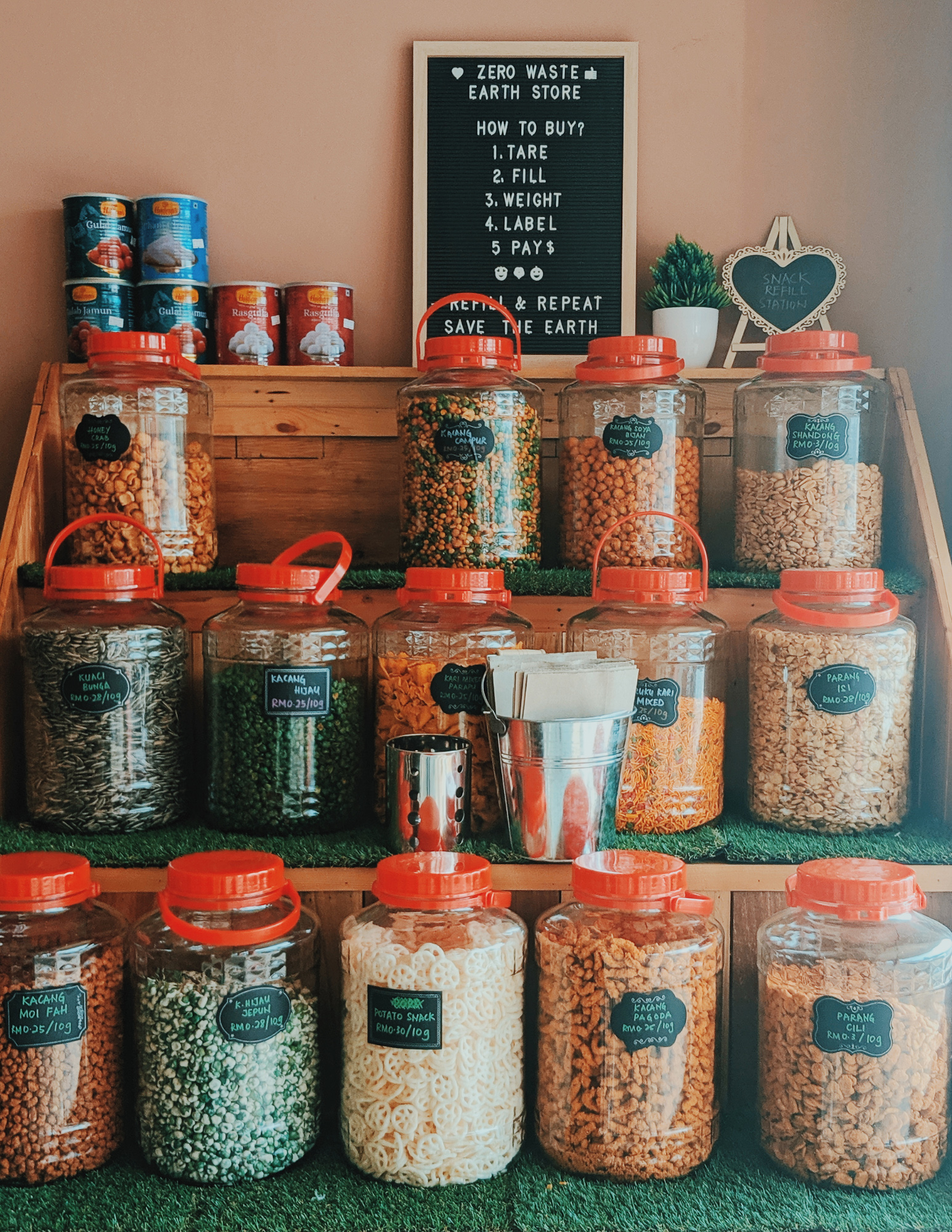 Zero Waste Earth Store snacks