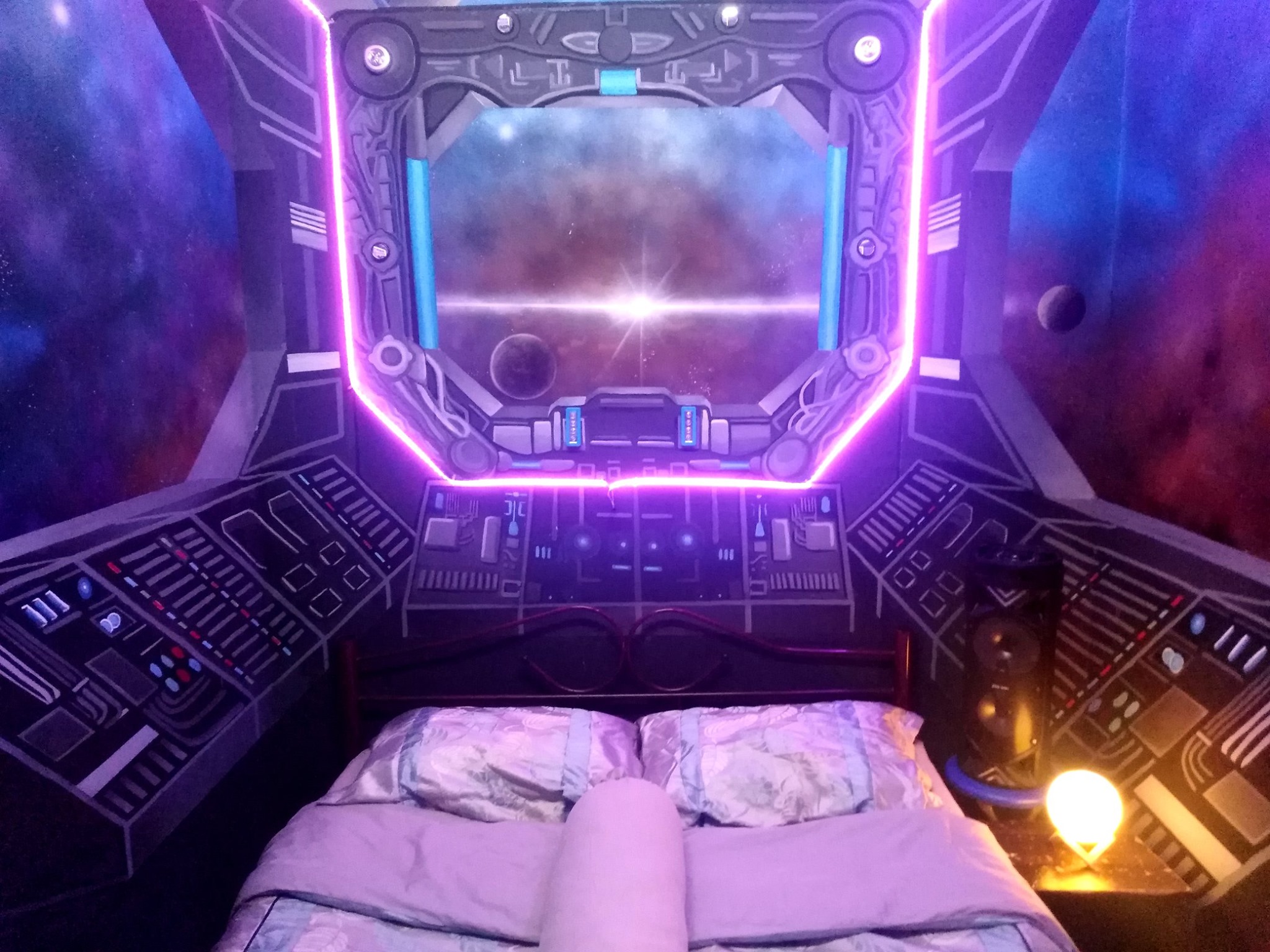 Spaceship bedroom