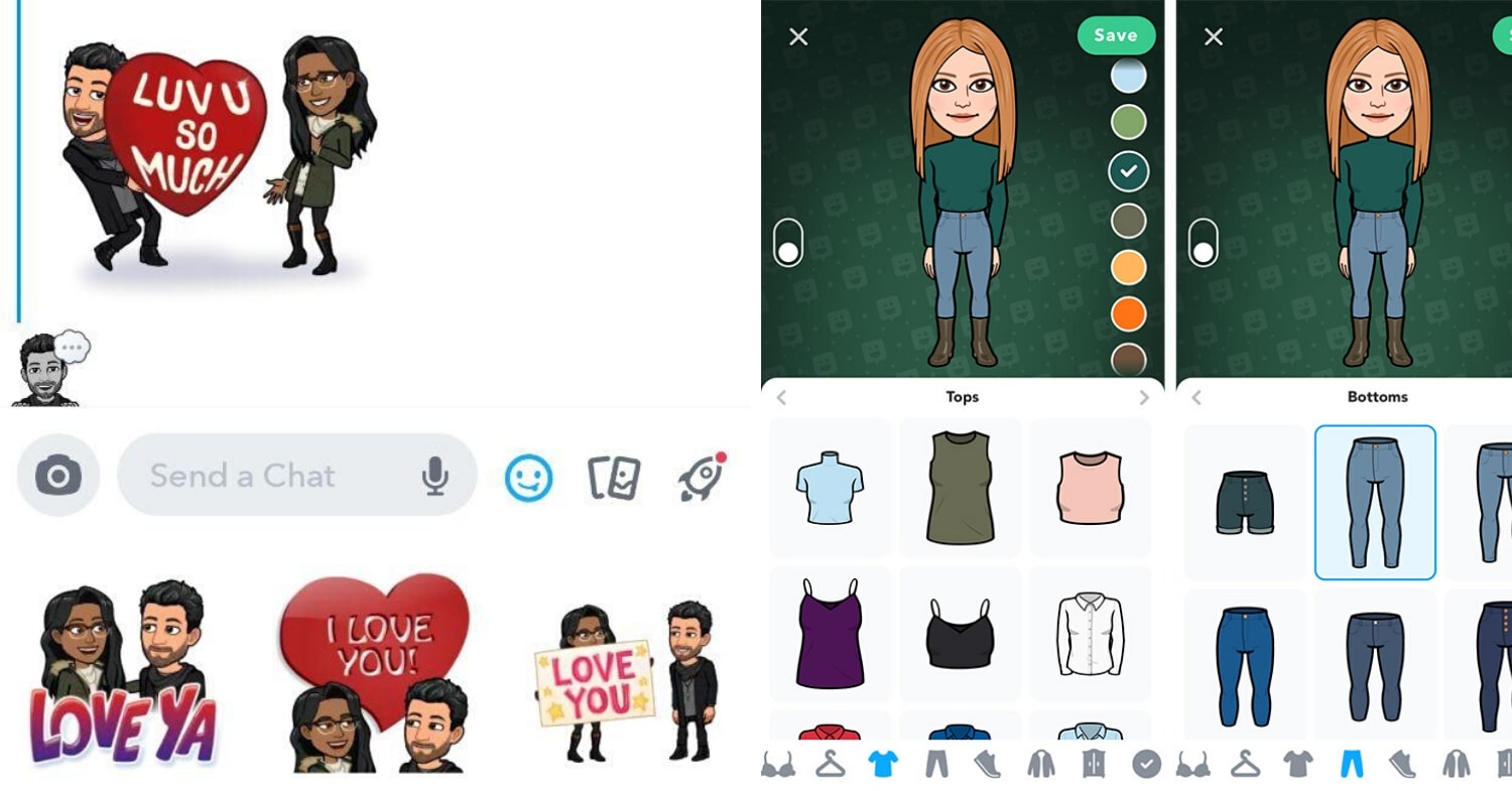 snachat bitmoji