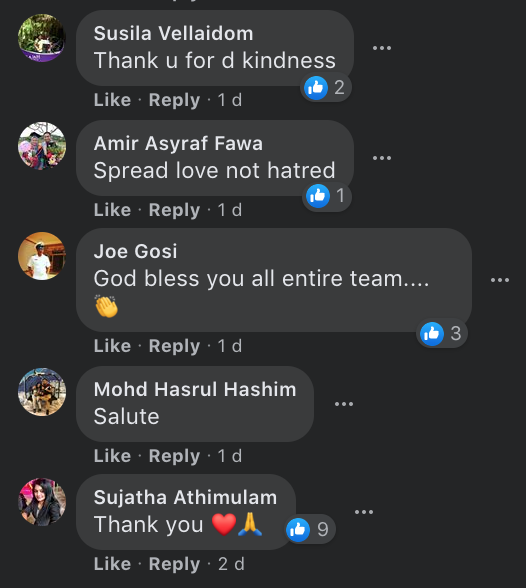 Netizens thank mosque