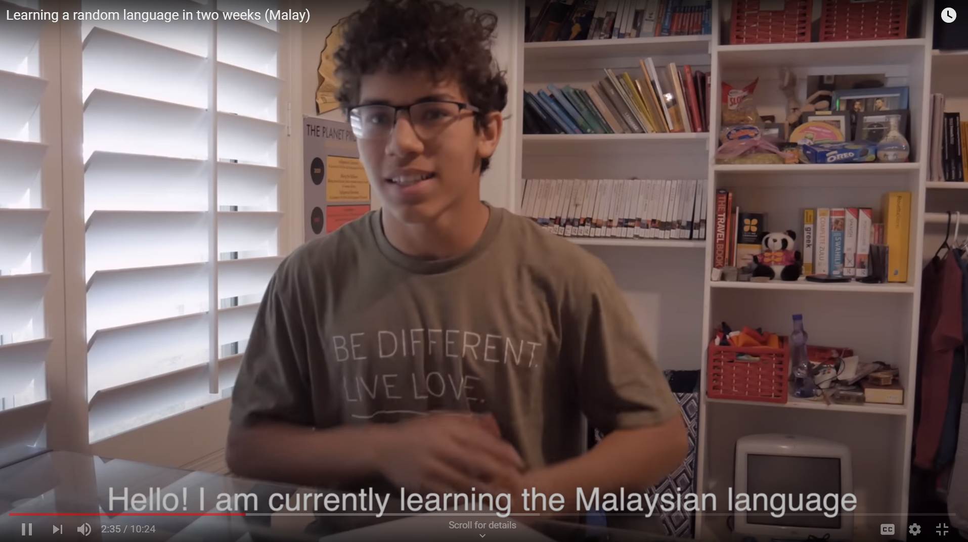 American teen learnt Malay in two weeks