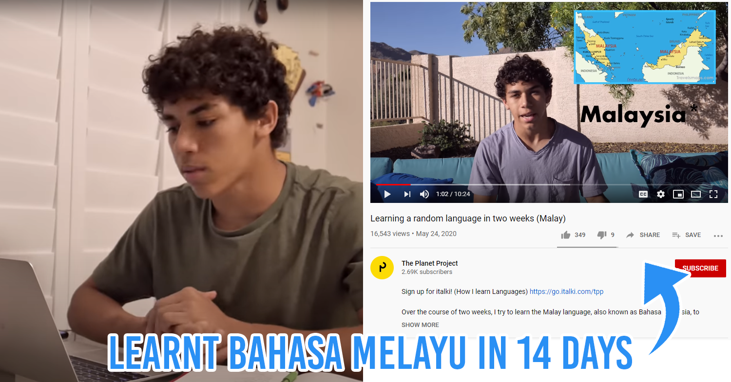 American teen learns Bahasa Melayu in 14 days