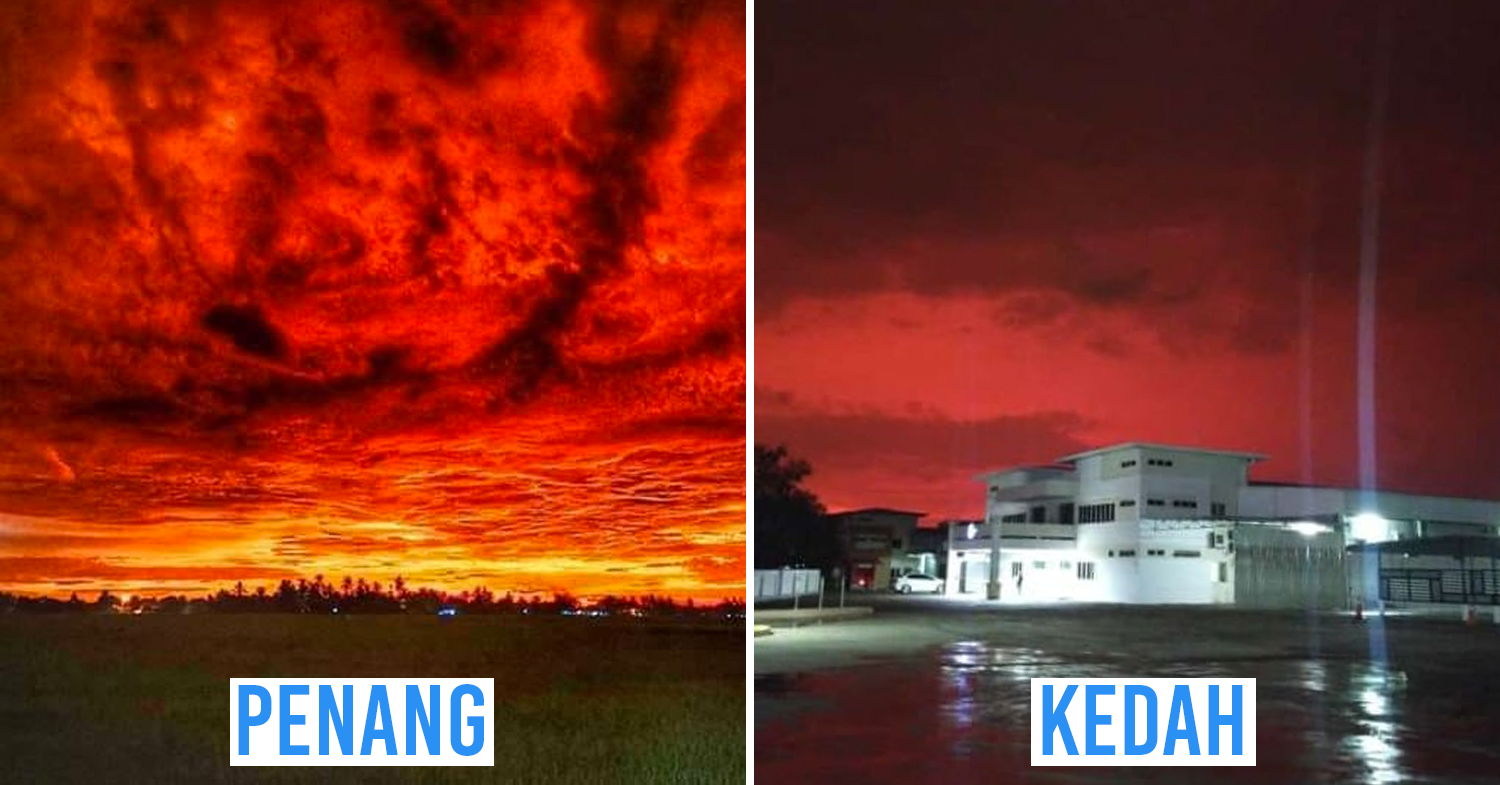 penang kedah red skies