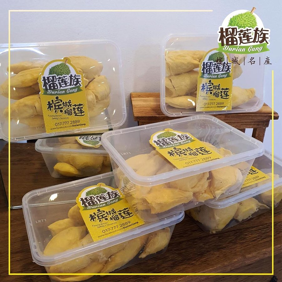 Durian Gang packed boxes