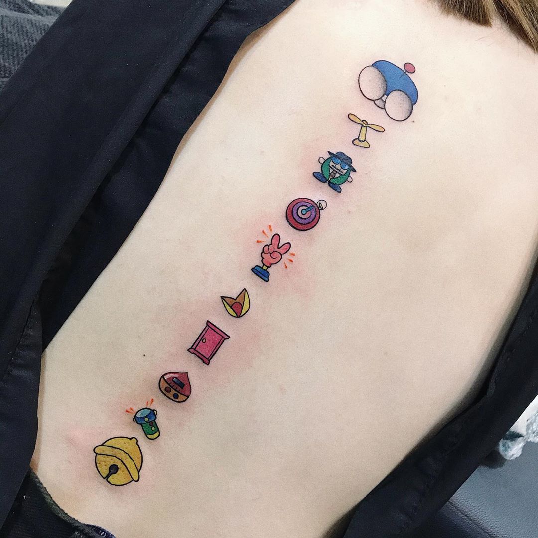 inkumoo tattoos  on Instagram Doraemon    Childhood series  17    2022No 49 SOLD   I only tattoo each design  once See all designs