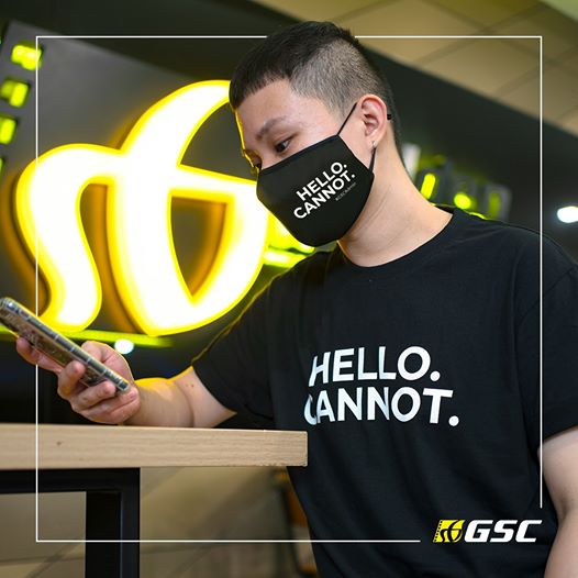 Gscinemas Now Has “hello Cannot” Face Masks And T Shirts