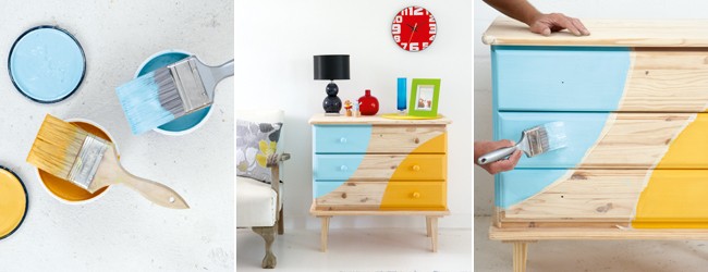 interior design tips - repainting wooden furniture