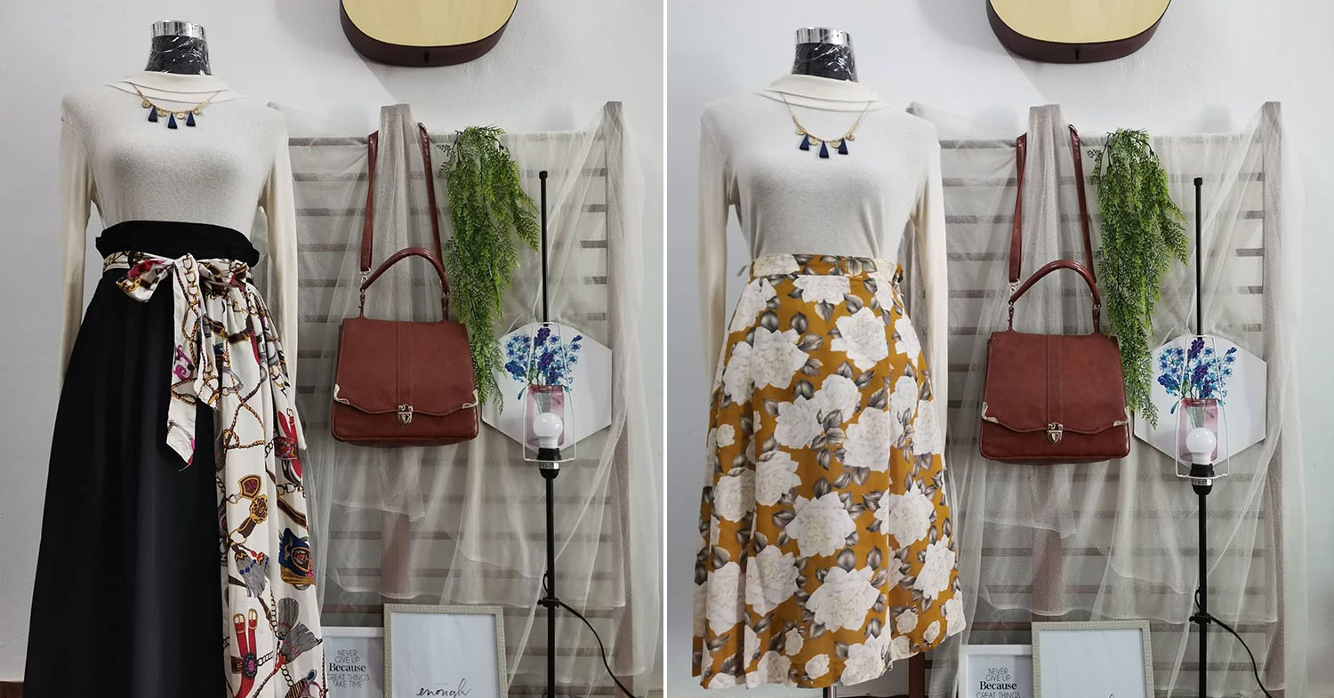 Instagram thrift stores - thrift skirts and bags