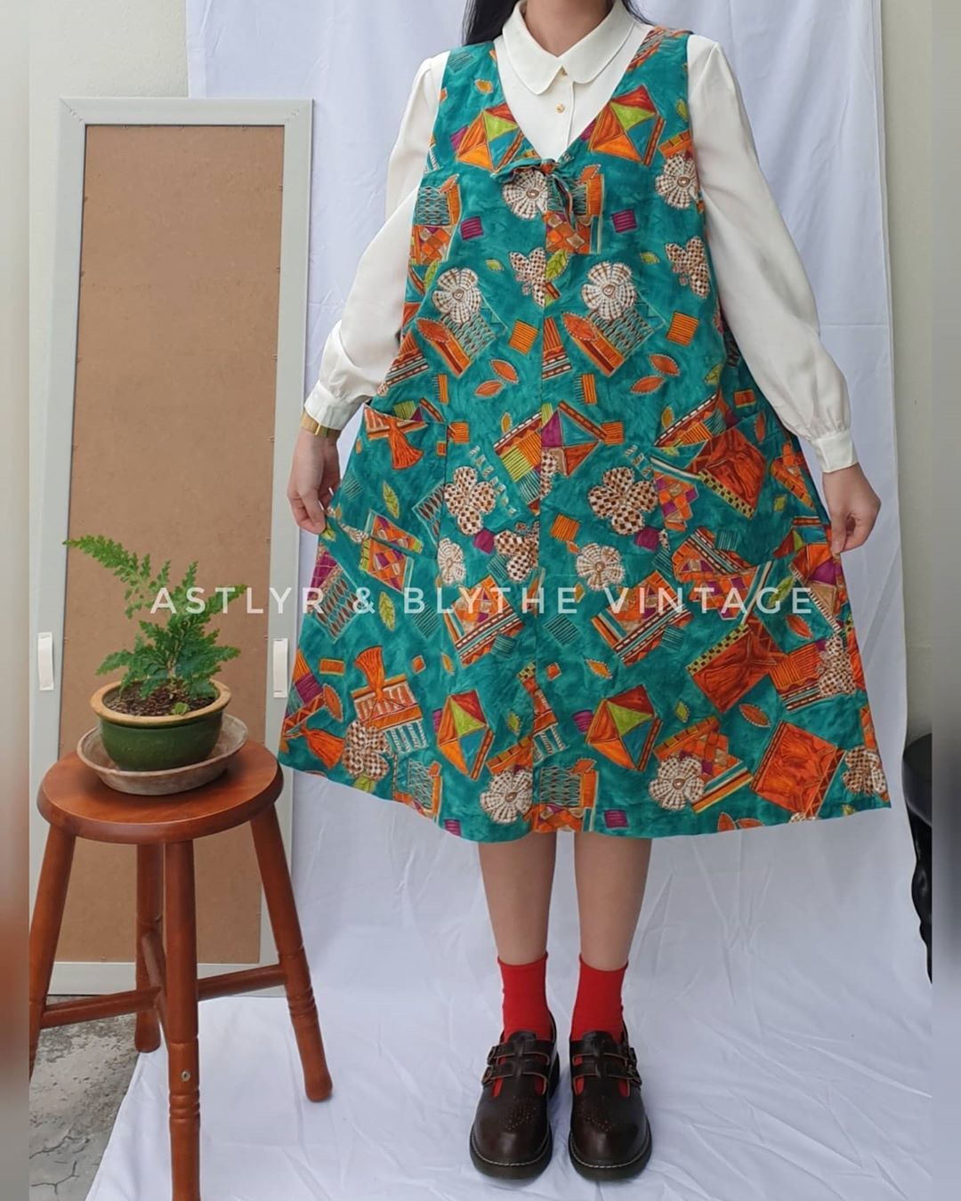 Instagram thrift stores - vintage thrift dress