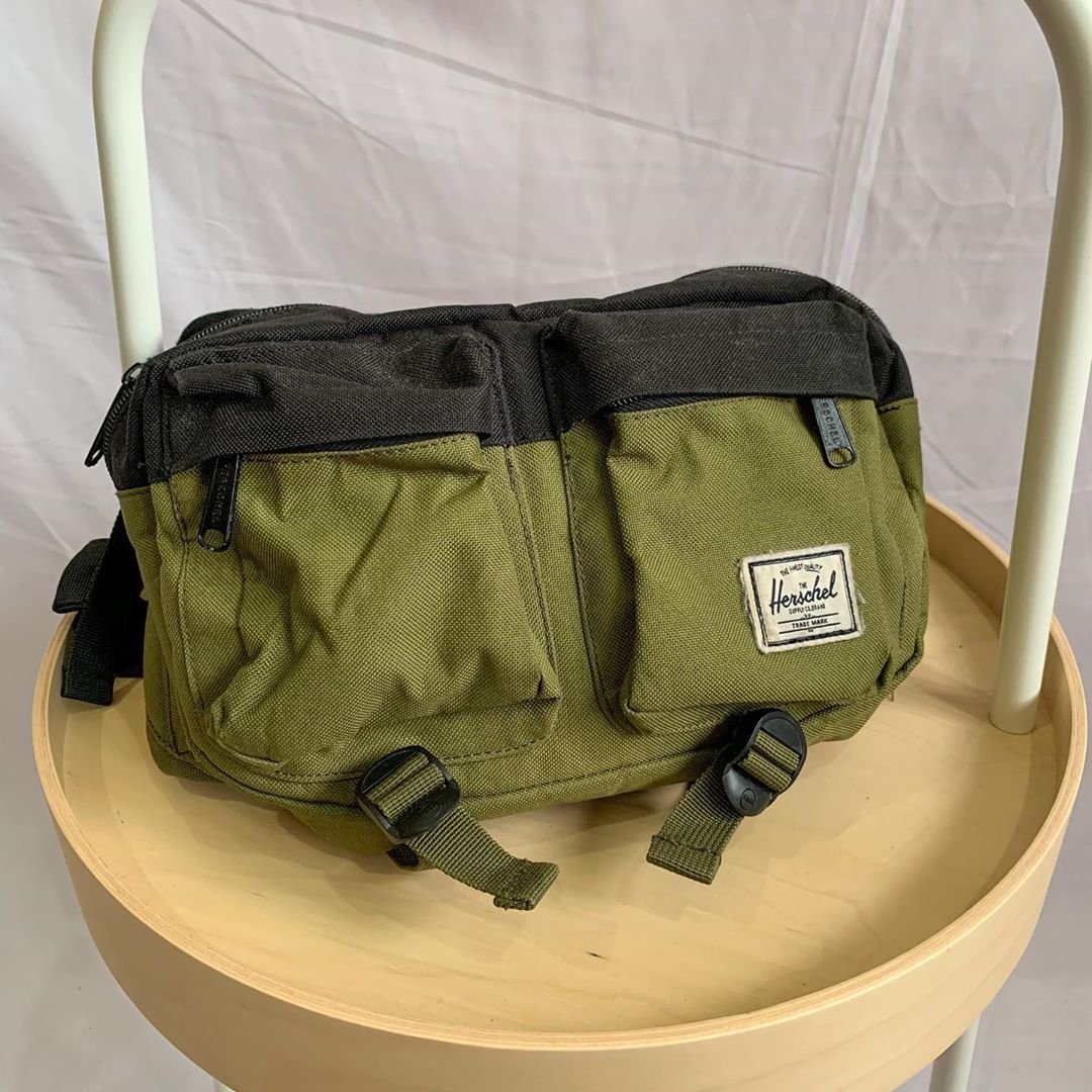 Instagram thrift stores - thrift Herschel sling bag