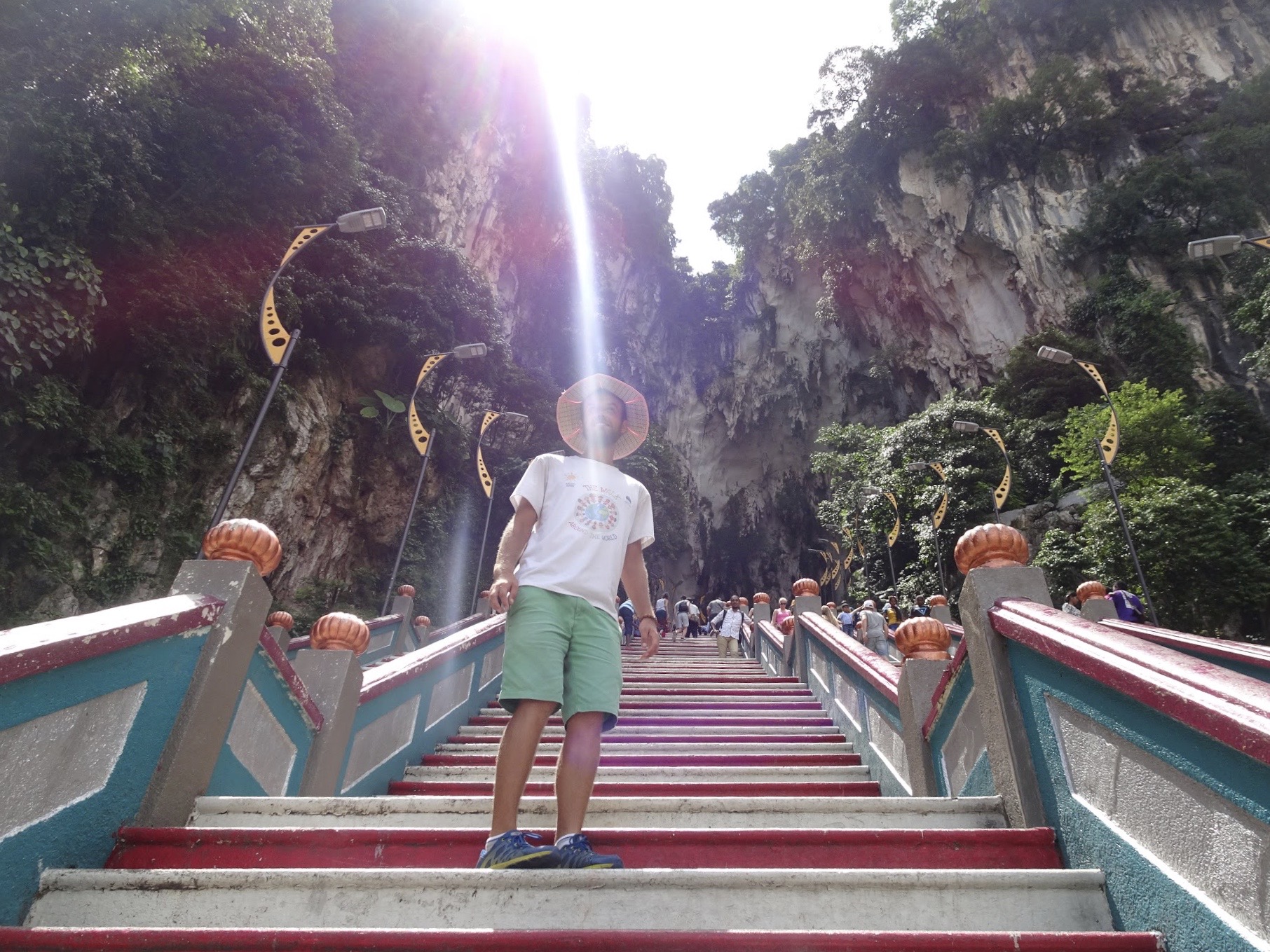 tourist walk peninsular malaysia - batu caves