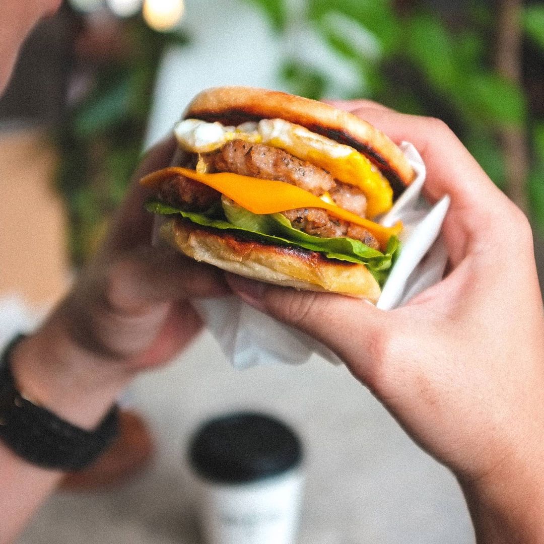 Penang cafes - Macallum Connoisseurs Coffee Co burger