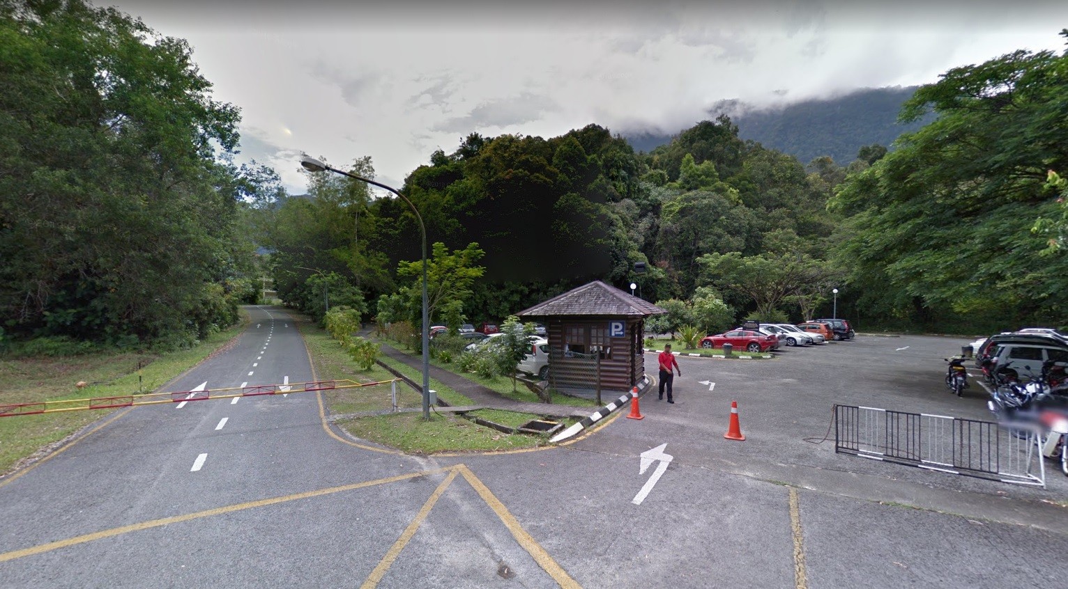 entrance to the permai rainforest resort sarawak