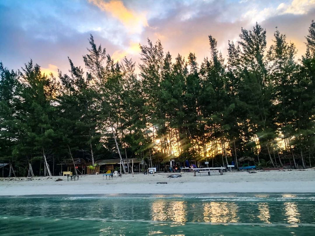 kudat sabah beach at secret place