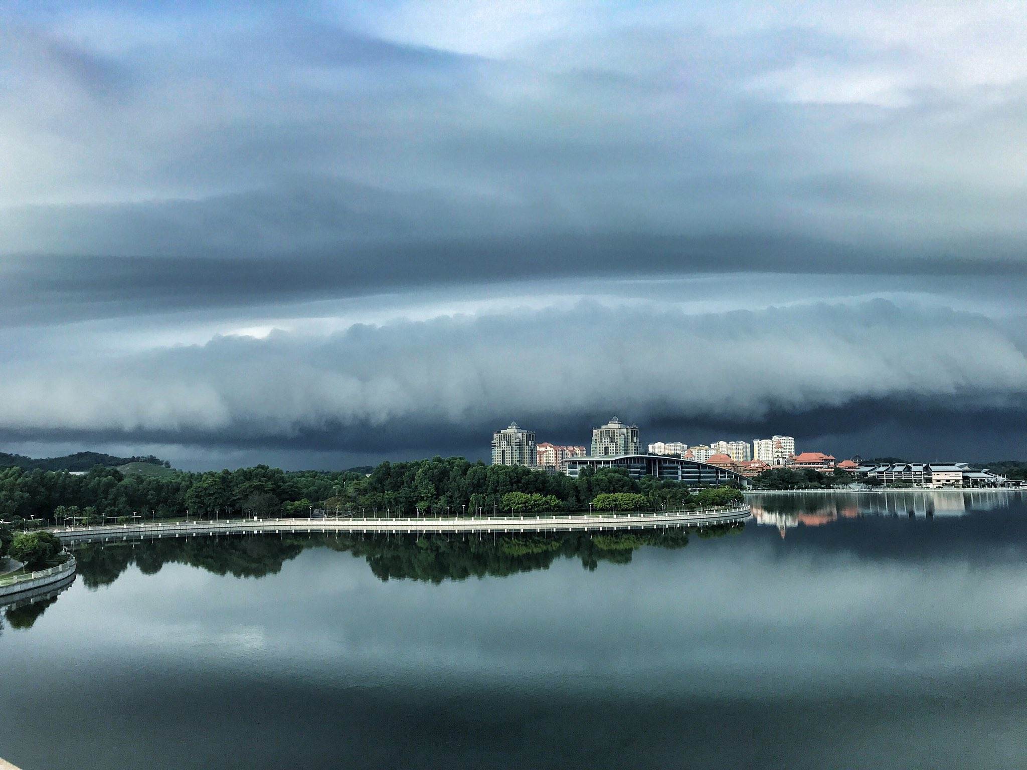 Rolling clouds in Malaysia