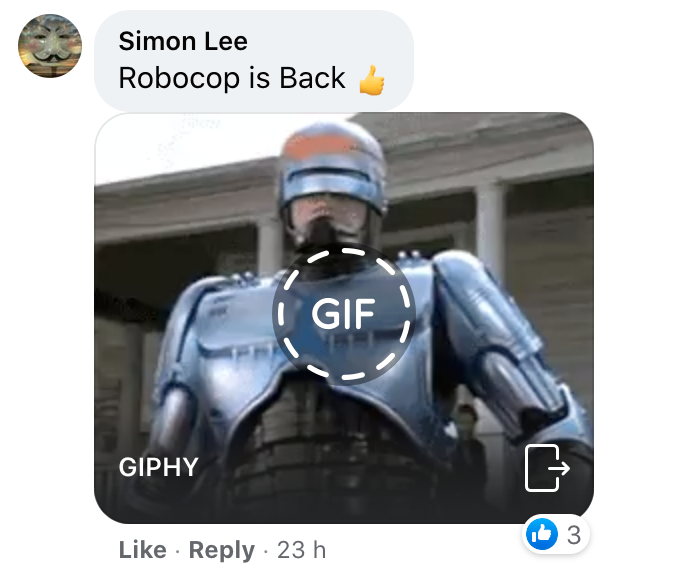 simon lee facebook comment