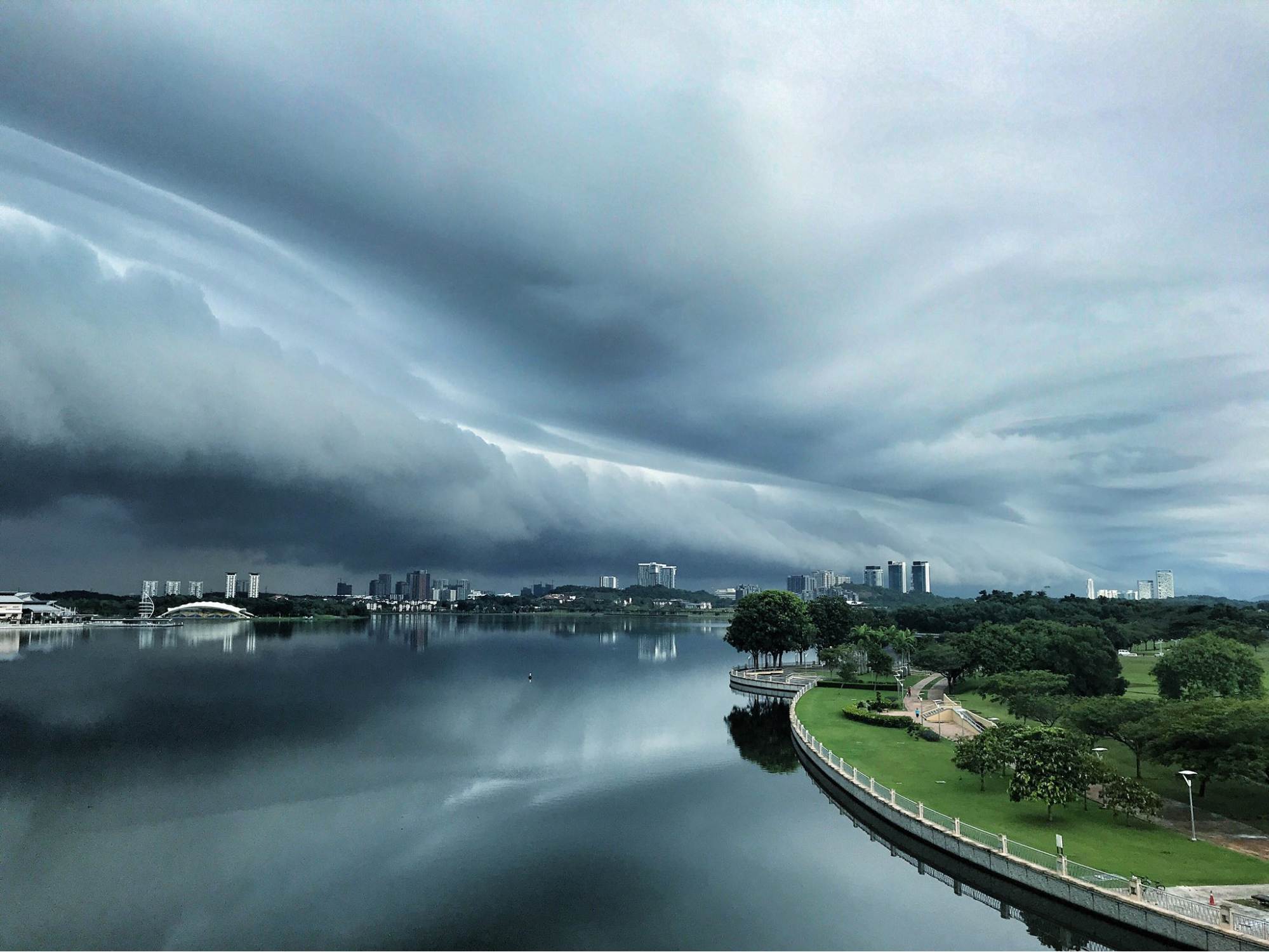 Rolling clouds in Malaysia - Putrajaya