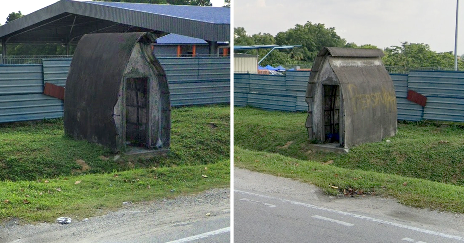 Tiny huts in Johor Bahru