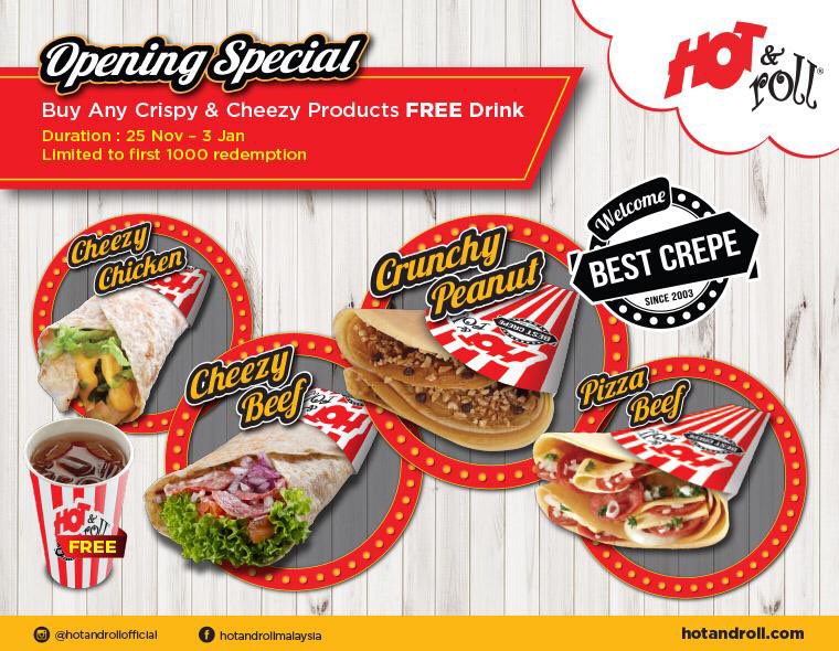 KL East Mall - hot & roll opening promo
