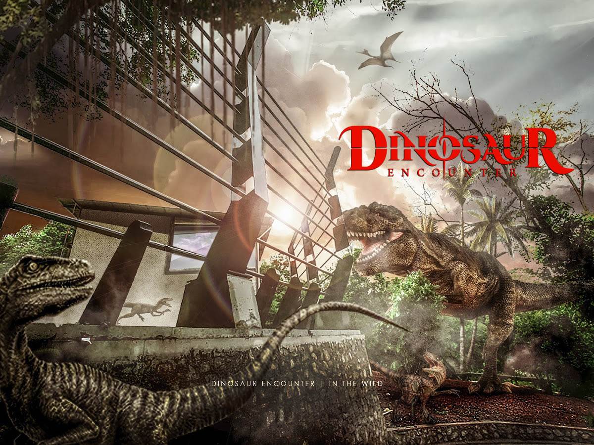 Zoo Melaka Dinosaur Encounter - dinosaur 