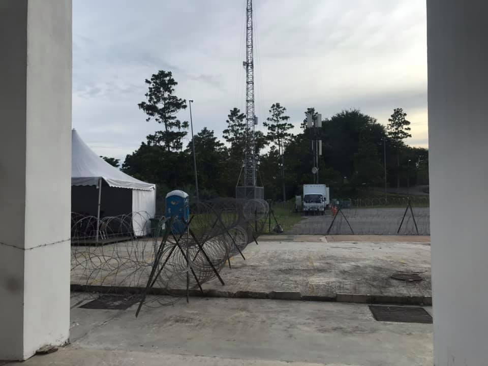 outside view of MAEPS quarantine centre