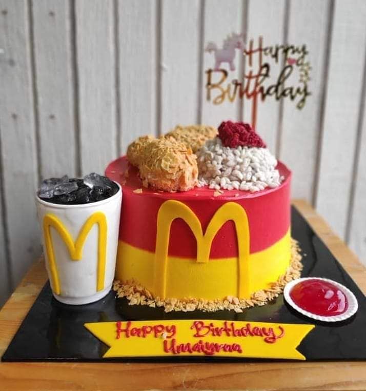McDonald's | Awesome Hamburger Cake Decorating Ideas | Most Satisfying Cake  Decorating Recipes - YouTube