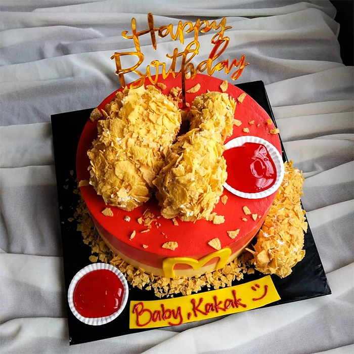 McDonald's-themed cake