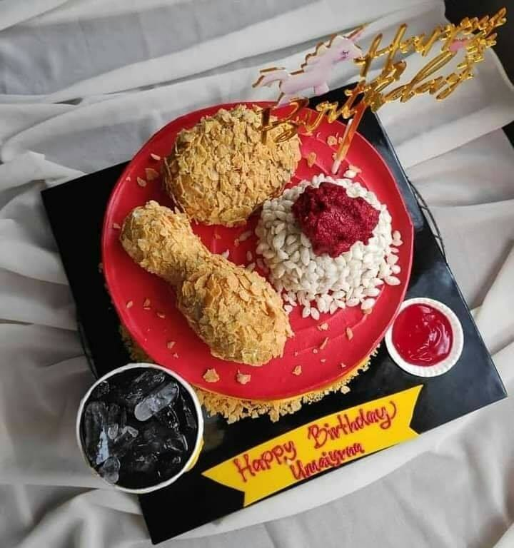 McDonald's-themed cake