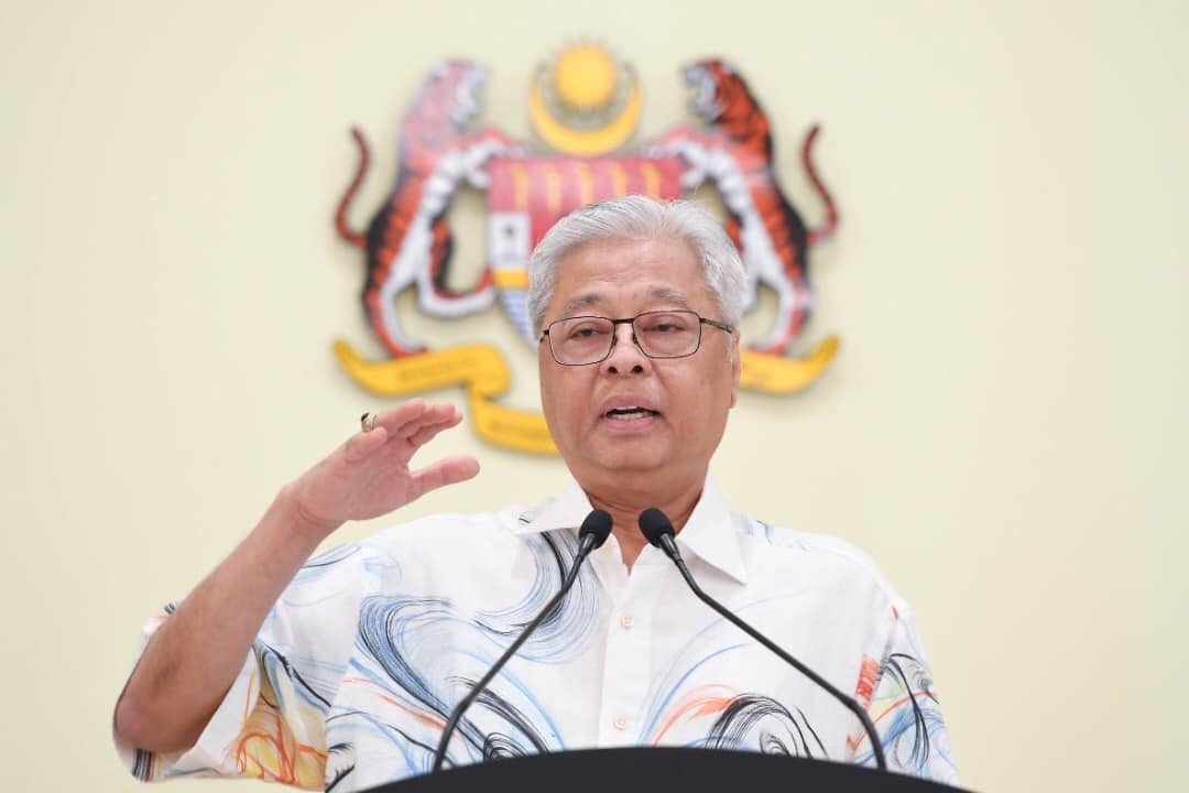 Datuk Seri Ismail Sabri Yaakob giving an address