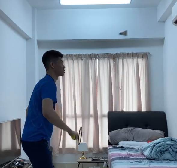 Facts About Lee Zii Jia, Malaysian badminton player - at home practice