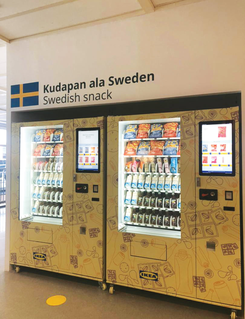 IKEA unveils new vending machines - snacks
